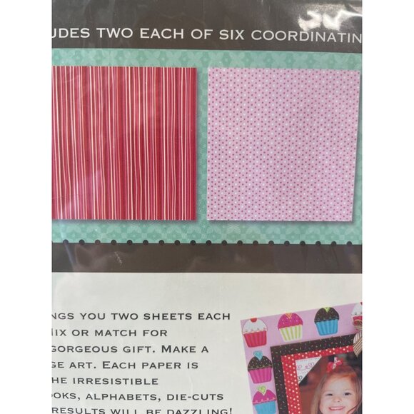 Valentines Paper Kit Acid Lignin Free Crafting Scrapbooking Supplies - Picture 5 of 7